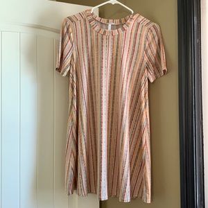 BCBG mini striped dress in size XS